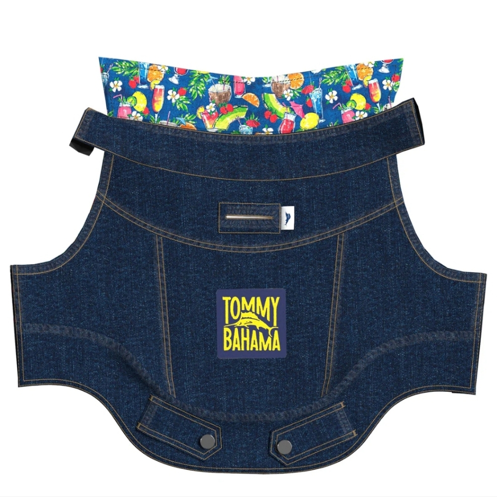 NWT-Tommy Bahama Blue Denim Pet Vest/harness
